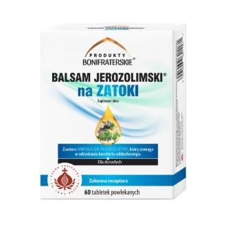 Balsam Jerozolimski na Zatoki, 60 tabl. - Produkty Bonifraterskie
