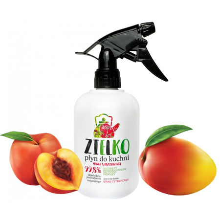 Płyn do kuchni  - mango i brzoskwinia, 500 ml - Zielko