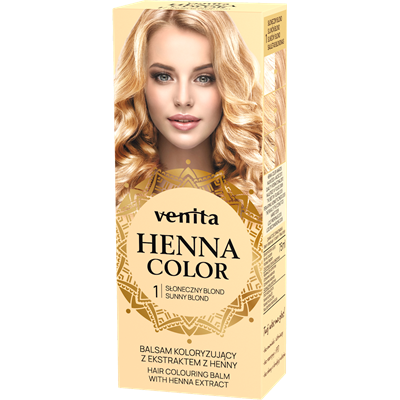 Venita - balsam koloryzujący henna color - słoneczny blond, 75ml