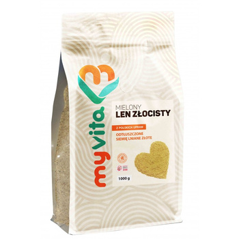 Len złocisty mielony, 1000 g - MyVita