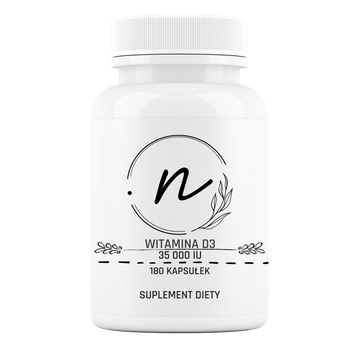 Witamina D3 35000 IU, 180 kaps. - NaturePRO