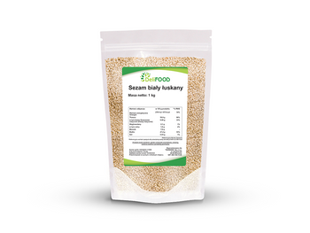 Sezam biały łuskany, 1kg - DeliFOOD