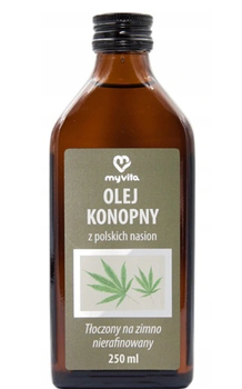 Olej konopny tłoczony na zimno, 250 ml - MyVita