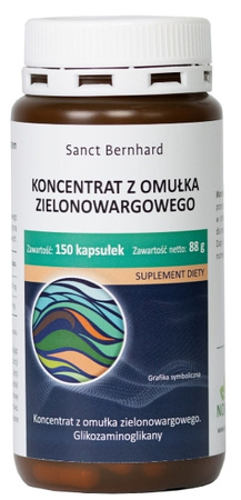 Omułek Zielonowargowy Ekstrakt 500 mg, 150 kaps. - Sanct Bernhard