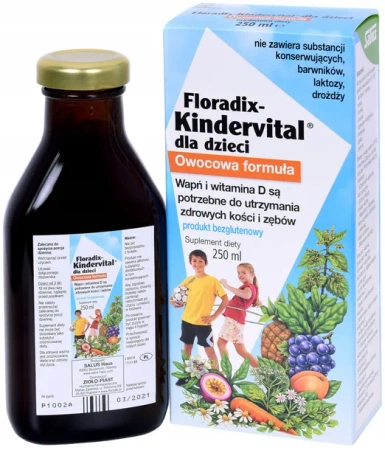 Kindervital płyn, 250 ml - Floradix