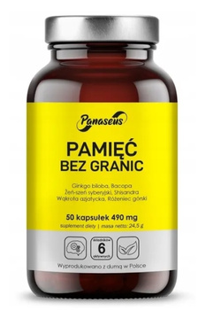 Pamięć bez Granic, 50 kaps. vege - Panaseus