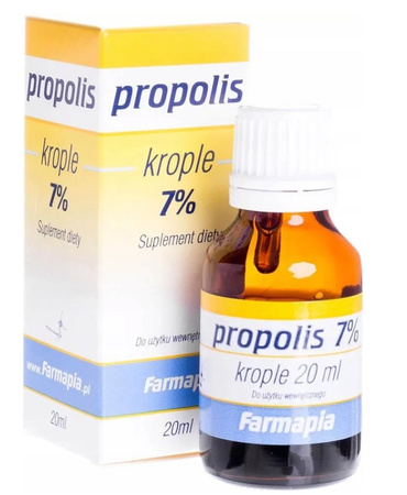 Propolis krople 7%, 20 ml - Farmapia