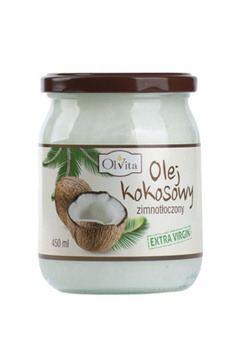 Olej kokosowy w opakowaniach 450 ml