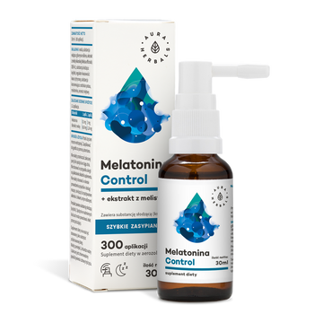 Melatonina Control + Melisa, 30 ml - Aura Herbals