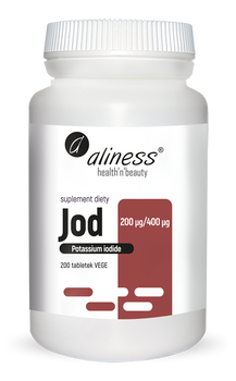 Jod 200 µg/400 µg, 200 tabl. vege - Aliness