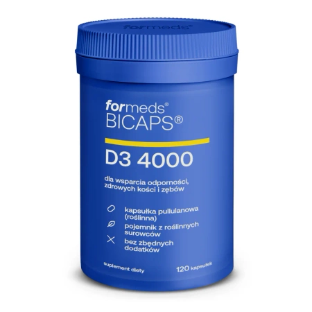 BICAPS D3 4000, 120 kaps. - ForMeds