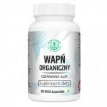 Wapń organiczny, 60 kaps. vege - Raw Forest