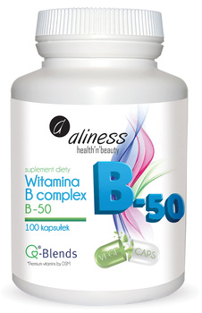 Witamina B Complex B-50, 100 kaps. vege - Aliness