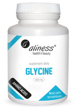 Glycine 800 mg, 100 kaps. vege - Aliness