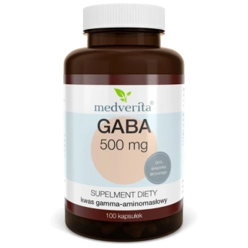 GABA 500 mg, 100 kaps. - Medverita