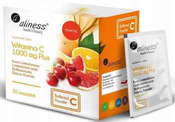 Witamina C 1000 mg Plus w saszetkach, 30 szt. - Aliness