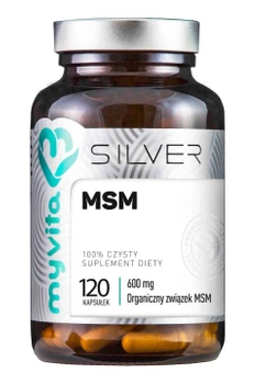 Silver Pure, MSM 600 mg, 120 kaps. vege - MyVita 