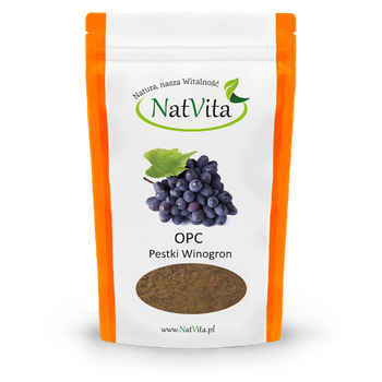 OPC pestki winogron mielone, 150 g - NatVita