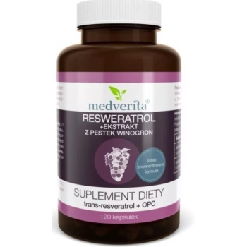 Resweratrol + OPC, 120 kaps. - Medverita