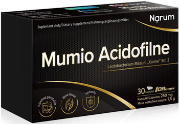 Mumio Acidofilne 250 mg, 30 kaps. vege - Narum