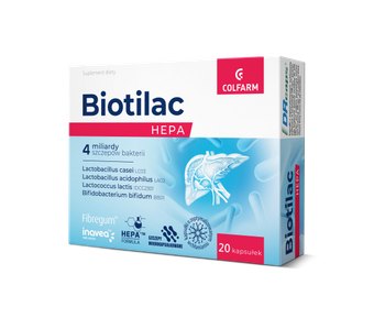 Biotilac Hepa, 20 kaps. - Colfarm