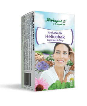 Herbatka Fix Helicobak w saszetkach, 20 szt. - Herbapol