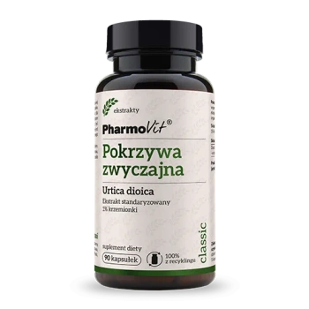 Pokrzywa Zwyczajna 350 mg, 90 kaps. - Pharmovit 