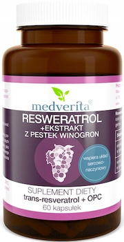  Resweratrol + OPC, 60 kaps. - Medverita