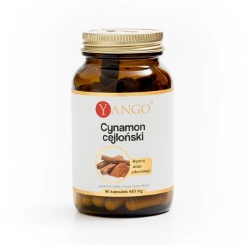 Cynamon Cejloński, 90 kaps. vege - Yango