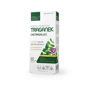 Traganek (Astragalus) 600 mg, 60 kaps. - Medica Herbs