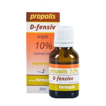 Propolis krople 10% D-fensiv, 20 ml - Farmapia 