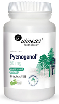 Pycnogenol 50 mg, 60 tabl. vege - Aliness 