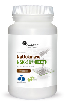 Nattokinase NSK-SD 100mg , 60 kaps. vege - Aliness