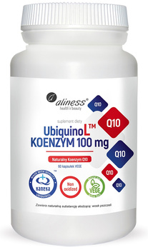 UbiquinoL Koenzym Q10 100 mg, 60 kaps. vege - Aliness  