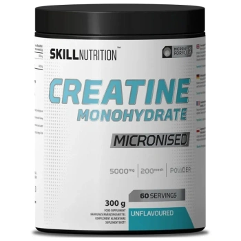 Creatine Monohydrate 5000 mg, Mikronizowany monohydrat kreatyny, 300 g - Skill Nutrition
