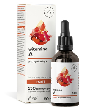 Witamina A FORTE, MCT, 50 ml - Aura Herbals