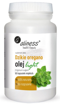 Dzikie Oregano Olej Light, 90 kaps. - Aliness 