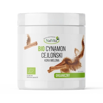 BIO Cynamon Cejloński Mielony, 100 g - NatVita
