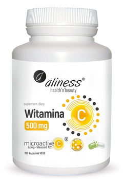 Witamina C 500 mg, 100 kaps. vege - Aliness