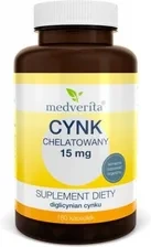 Cynk Chelatowany 15 mg, 180 kaps. - Medverita 