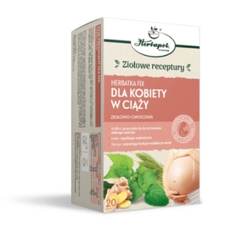 Herbatka Fix Dla Kobiety w Ciąży w saszetkach, 20 szt. - Herbapol