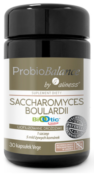 ProbioBalance Saccharomyces Boulardii, 30 kaps. vege - Aliness