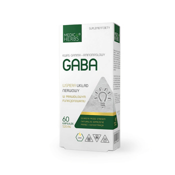 Gaba 520 mg, 60 kaps. - Medica Herbs 