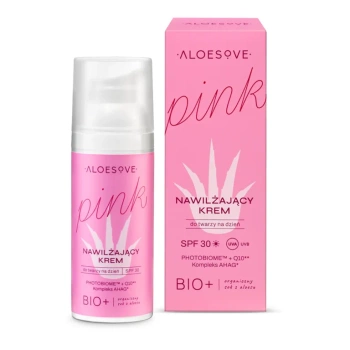 Krem nawilżający na dzień - pink, 50 ml - Aloesove 