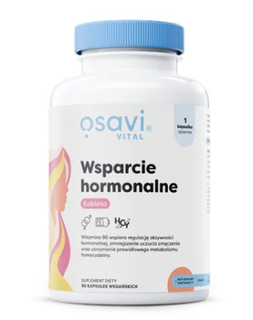 Wsparcie Hormonalne - Kobieta, 90 kaps. vege - Osavi