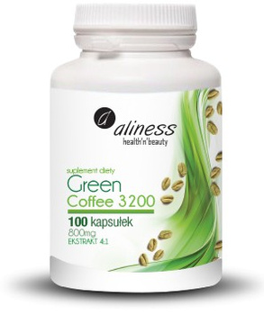 Green Coffee 3200, 100 kaps. - Aliness