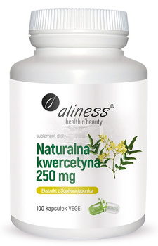 Naturalna Kwercetyna 250 mg, 100 kaps. vege - Aliness