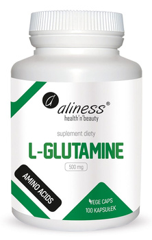 L-Glutamine 500 mg, 100 kaps. vege - Aliness