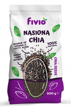 Nasiona Chia, 500 g - Fivio