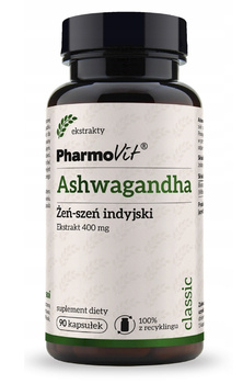 Ashwagandha 400 mg, 90 kaps. - Pharmovit 